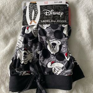NEVER WORN Disney Mickey Face Womens Pajama Pants/Sweatpants/Joggers Size Small